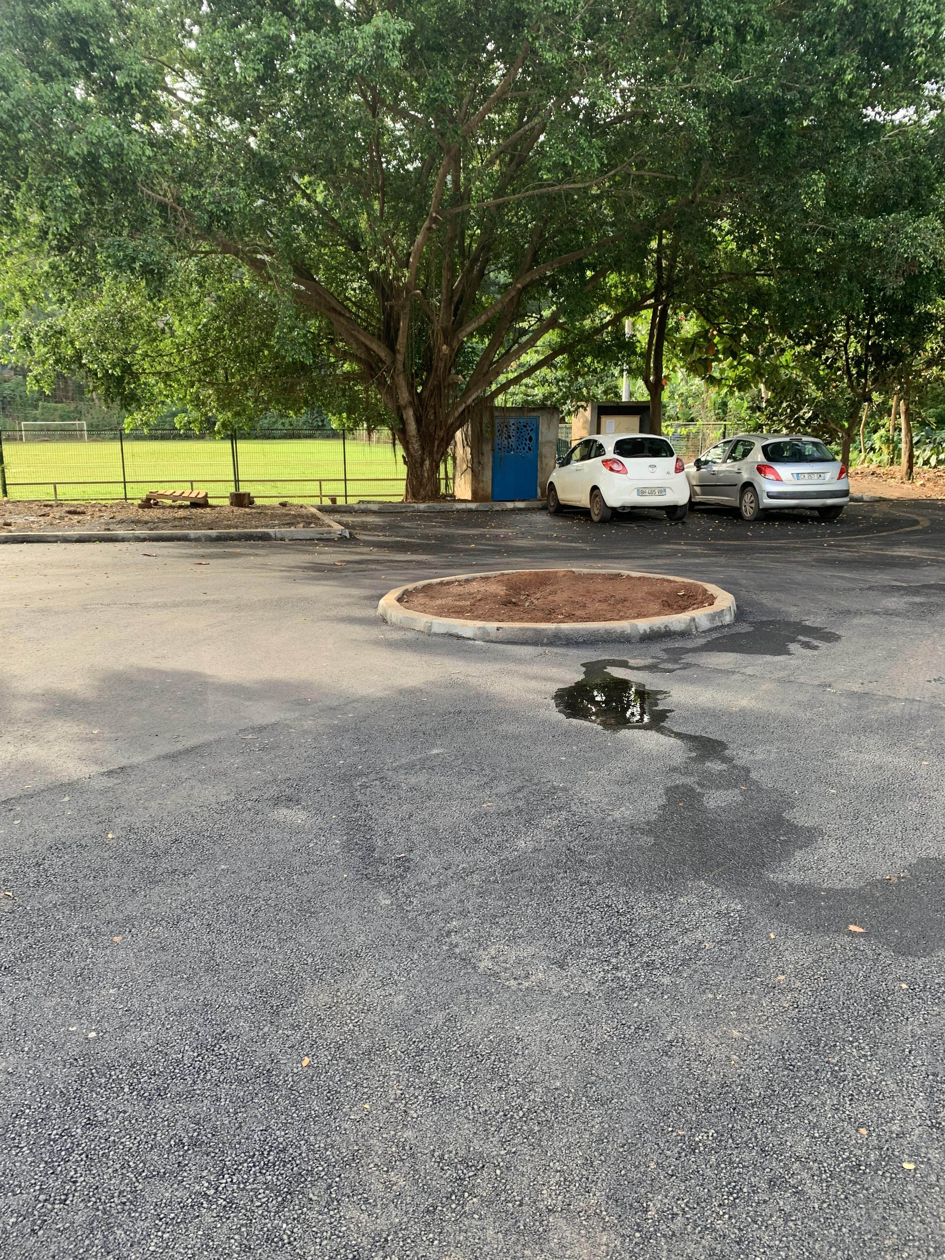 Travaux de voirie à Acoua